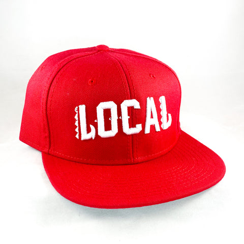 Local Roots Makau Snap Back Red\White