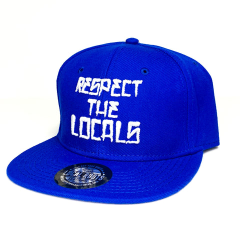 Local Roots Respect Snapback Blue